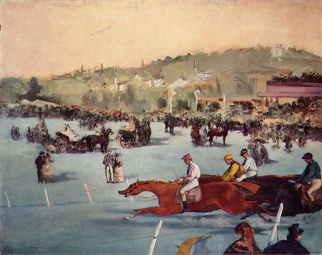  186-Édouard Manet, La orsa all'ippodromo, 1872 